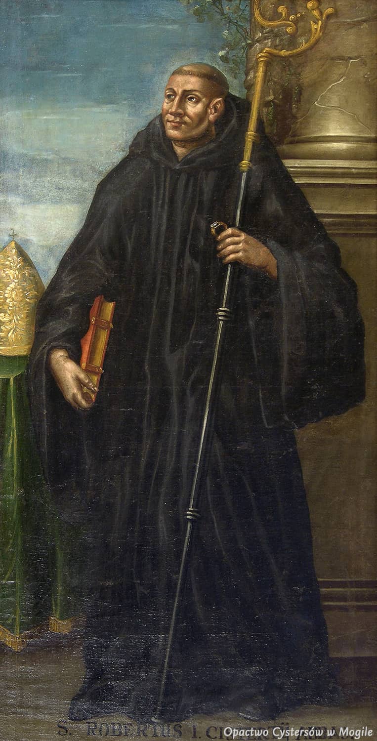 Św. Robert z Molesmes Adam Isajski, olej, płótno, ok. 1832 r.